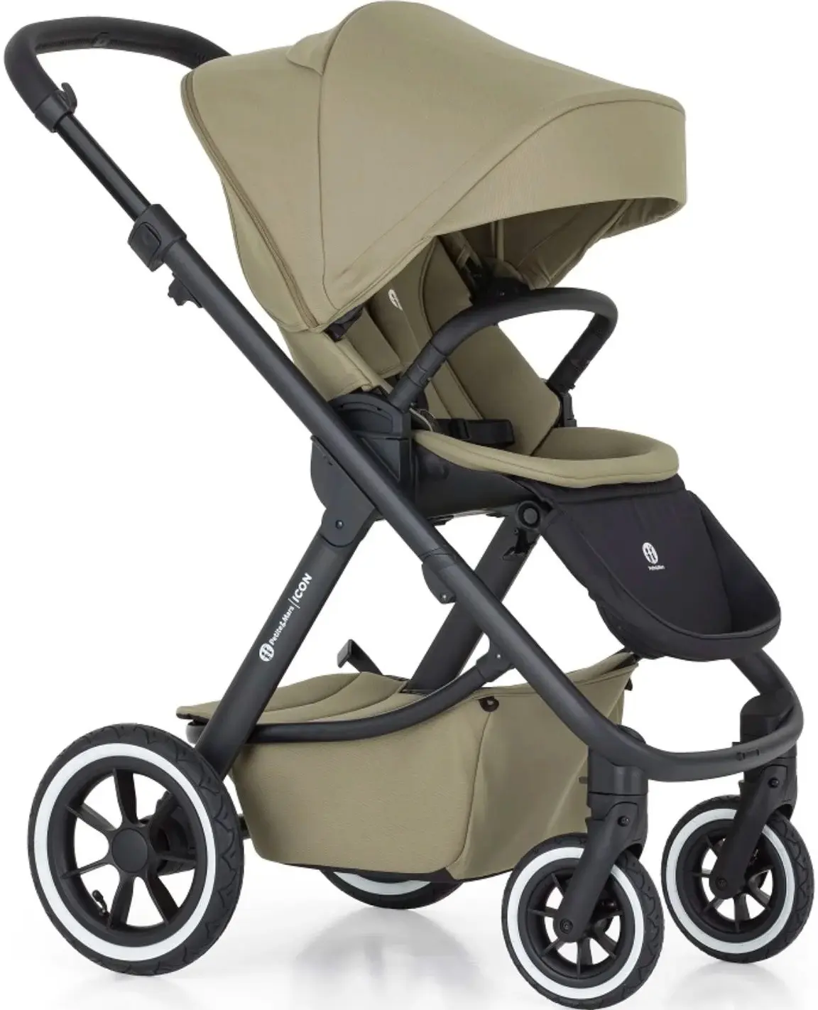 Коляска модульная 2в1 Petite&Mars Icon Lite Air Set XXL (Mossy Green) - 2