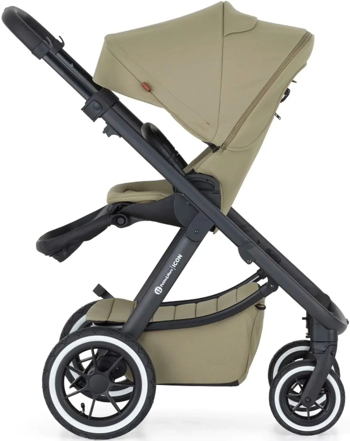Коляска модульная 2в1 Petite&Mars Icon Lite Air Set XXL (Mossy Green) - 3