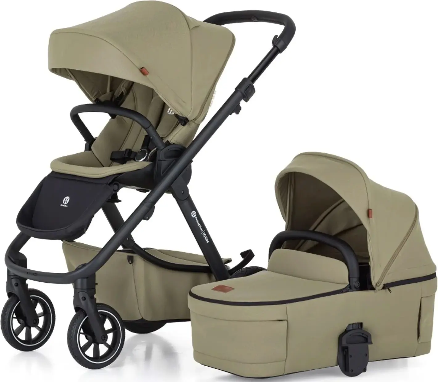 Carucior modular 2in1 Petite&Mars Icon Lite (Mossy Green) - 2