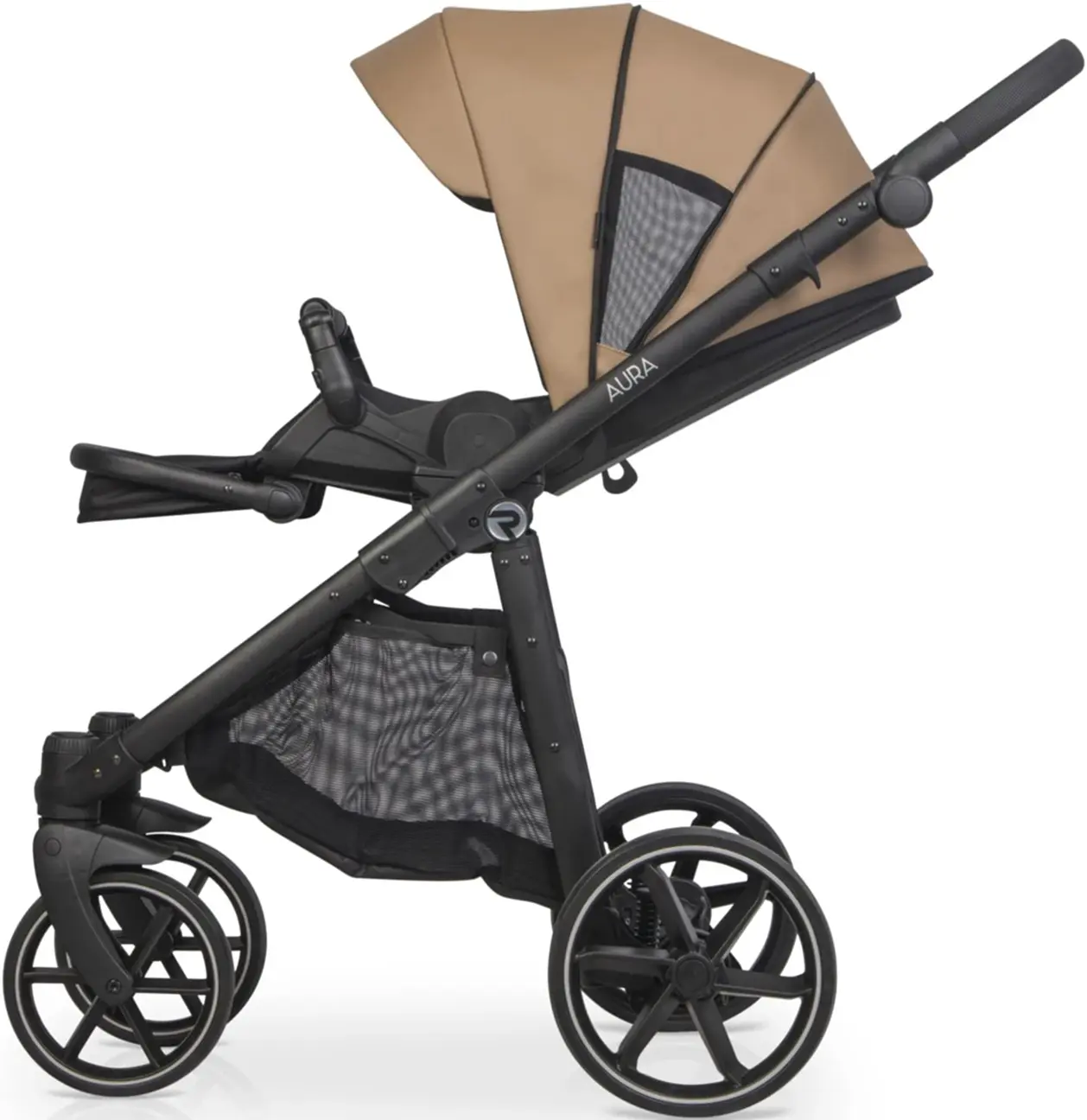 Carucior modular 2in1 Riko Aura (Camel) - 5