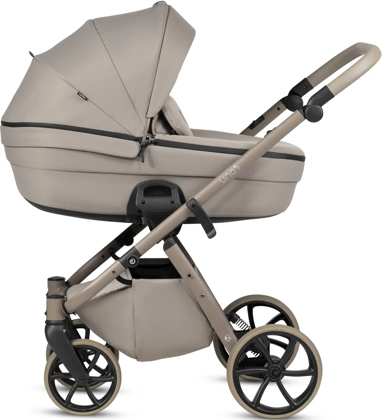 Carucior modular 2in1 Tutis Uno 6+ Essential (Taupe) - 4