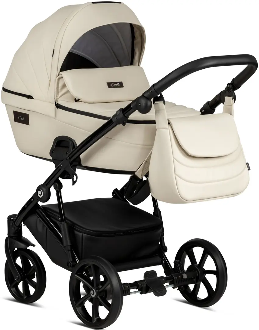 Carucior modular 2in1 Tutis Viva 4 Leather (Vanilla)
