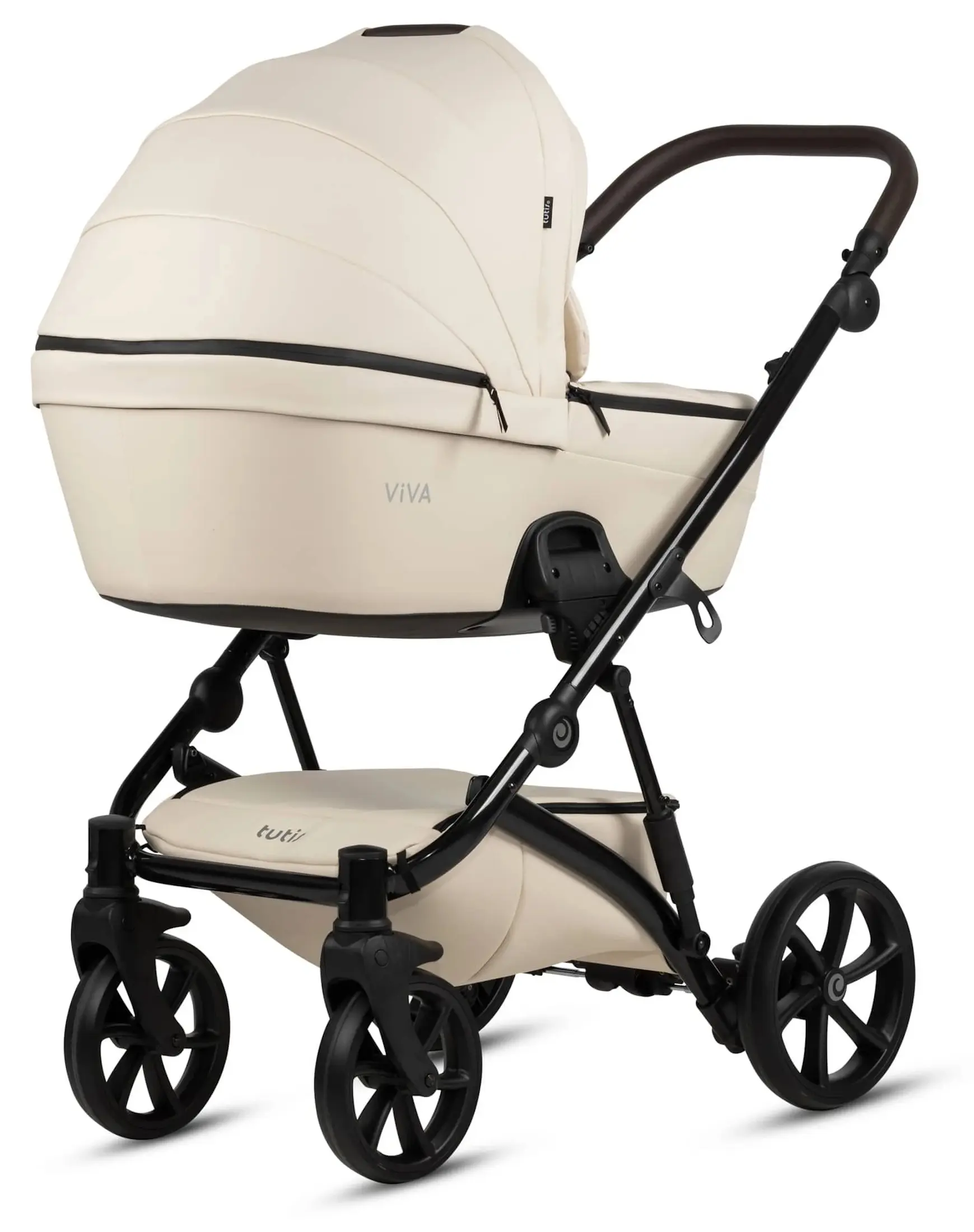 Carucior modular 2in1 Tutis Viva 5+ Leather (Vanilla)