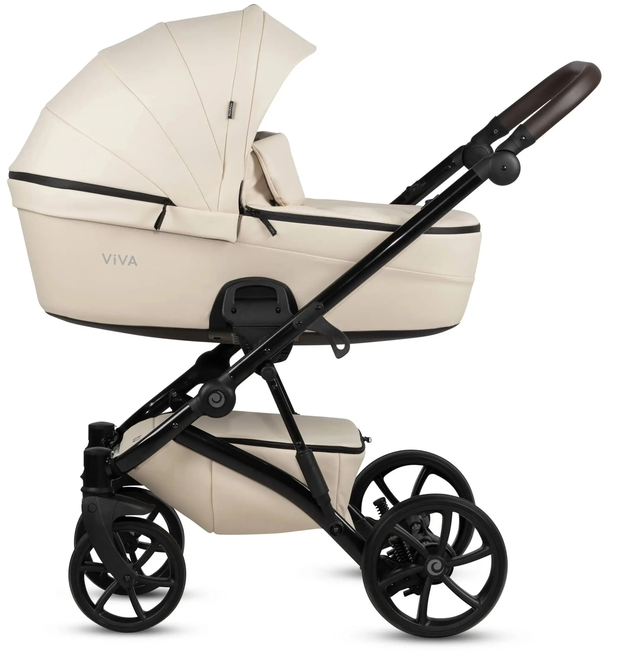 Carucior modular 2in1 Tutis Viva 5+ Leather (Vanilla)