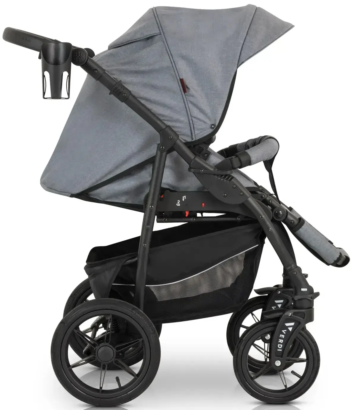 Коляска модульная 3в1 Verdi Sonic Comfort 01 (Grey)