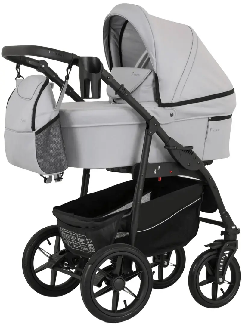 Коляска модульная 3в1 Verdi Sonic Comfort 02 (Light Grey)