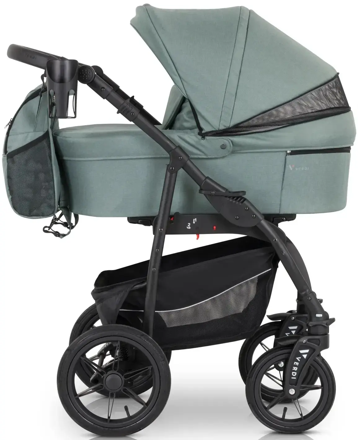 Carucior modular 3in1 Verdi Sonic Comfort 04 (Light Green)