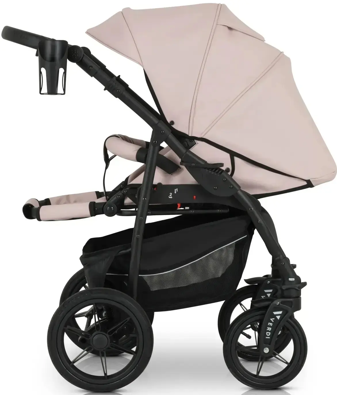 Коляска модульная 3в1 Verdi Sonic Comfort 08 (Light Pink)