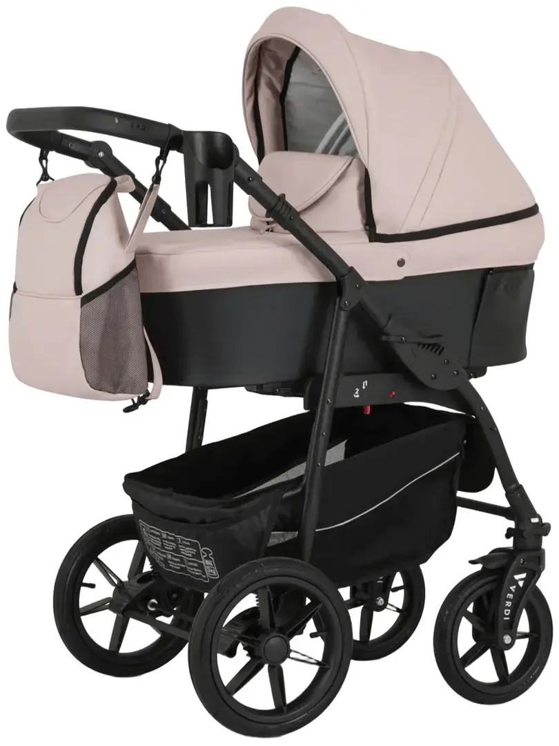 Коляска модульная 3в1 Verdi Sonic Comfort 08 (Light Pink)
