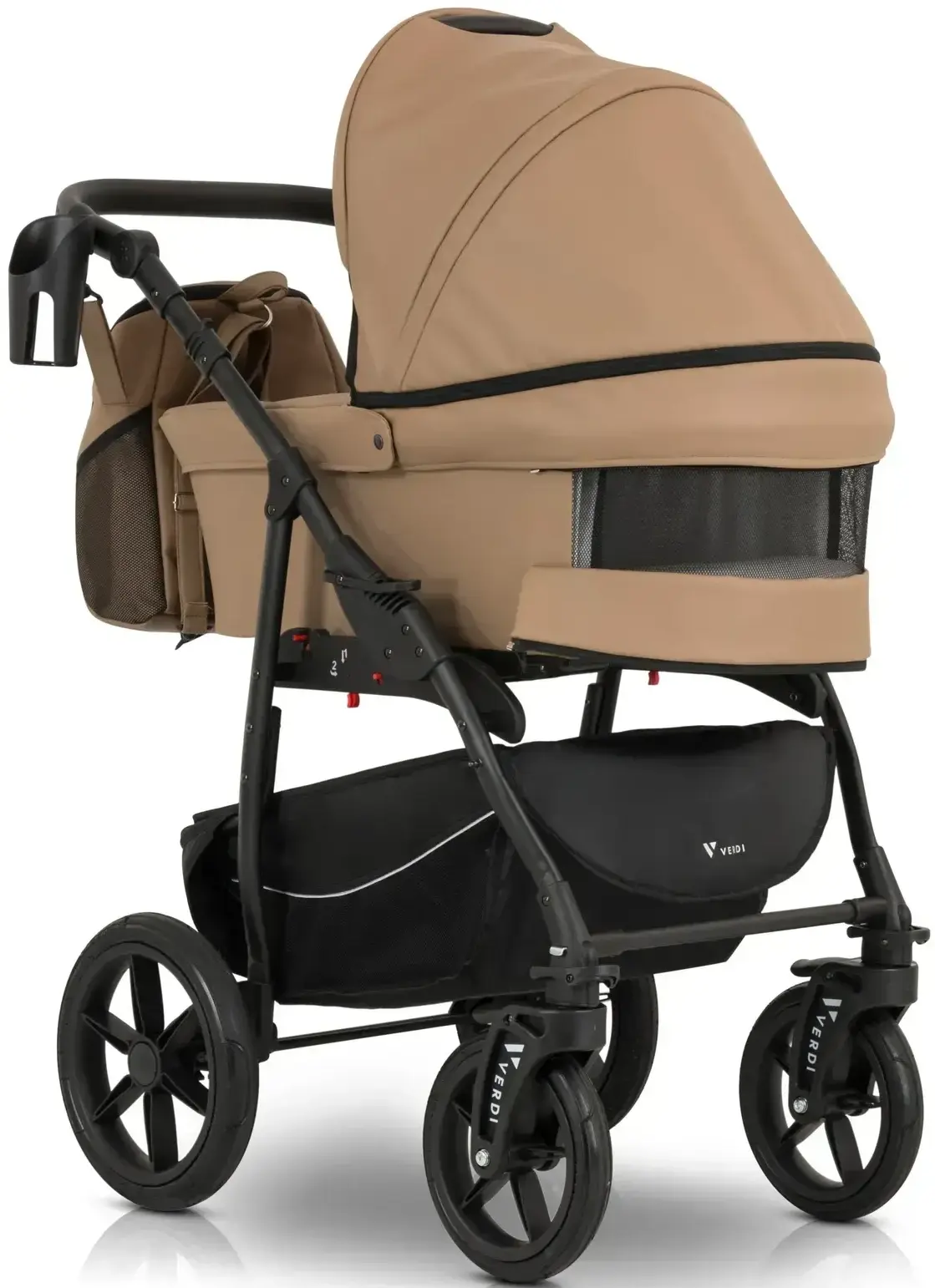 Carucior modular 3in1 Verdi Sonic Comfort 12 (Brown)