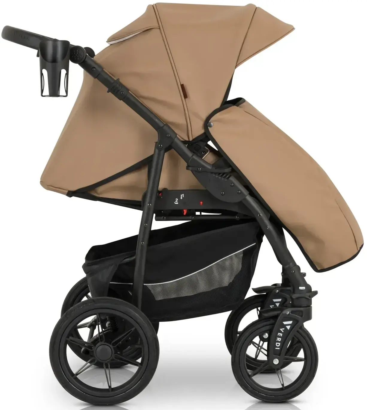 Carucior modular 3in1 Verdi Sonic Comfort 12 (Brown)