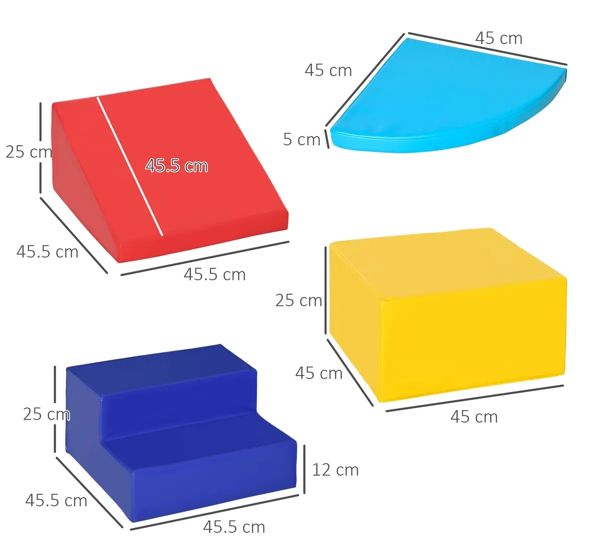 Set de joaca HomCom 3D0-011 (Multicolor) - 2