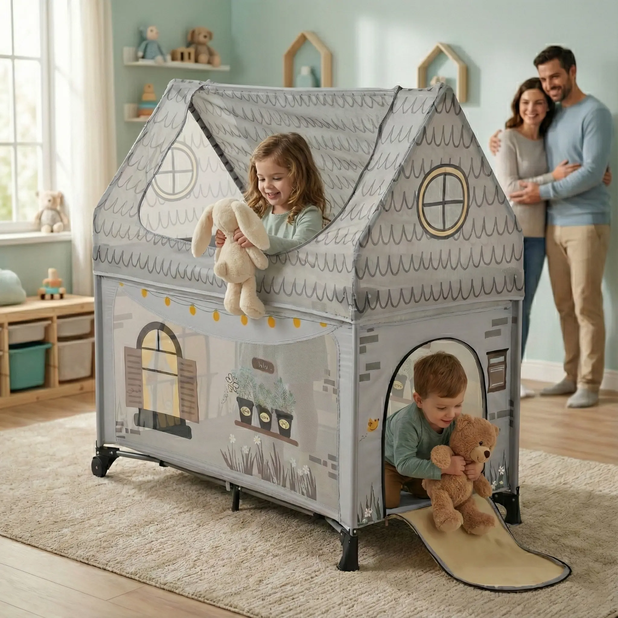 Manej-patuc Cangaroo Playbox (Grey)