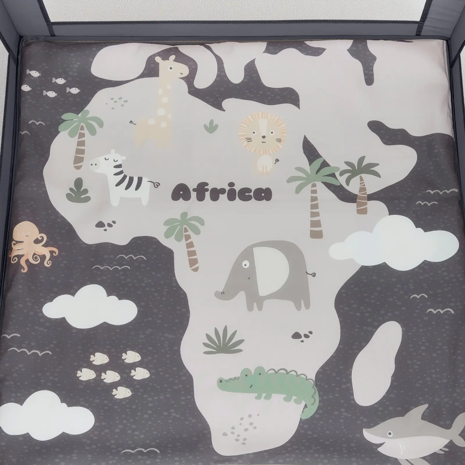 Манеж Kikka Boo Enjoy (Grey Africa) - 5