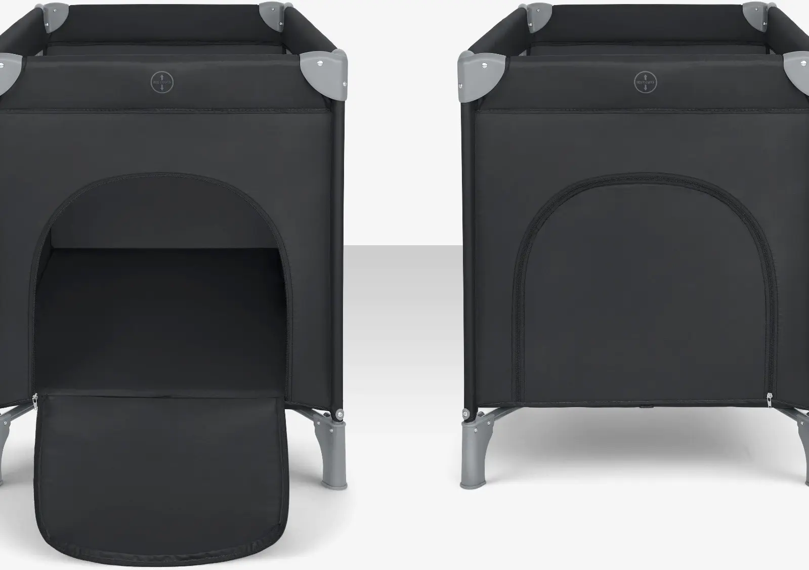 Манеж-кровать Kikka Boo So Gifted 1 level (Black) - 4