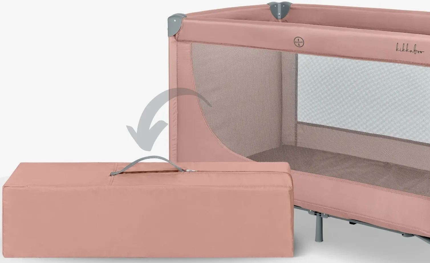 Манеж-кровать Kikka Boo So Gifted 1 level (Pink) - 5