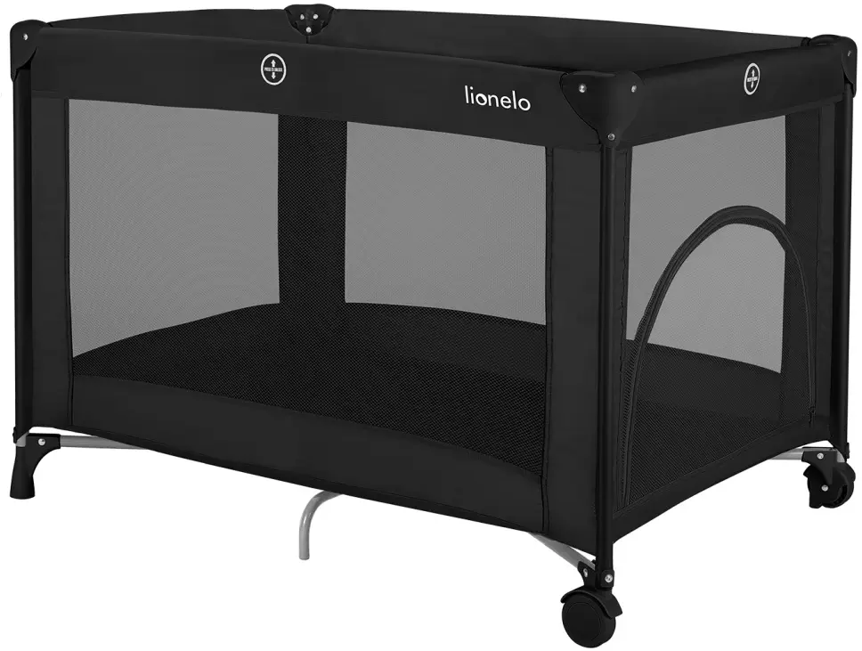 Манеж-кровать Lionelo Amelie (Black Carbon)