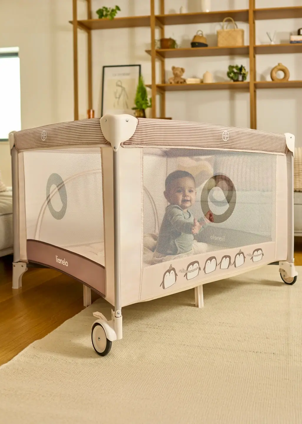 Манеж-кровать Lionelo Bonnie (Beige Sand)