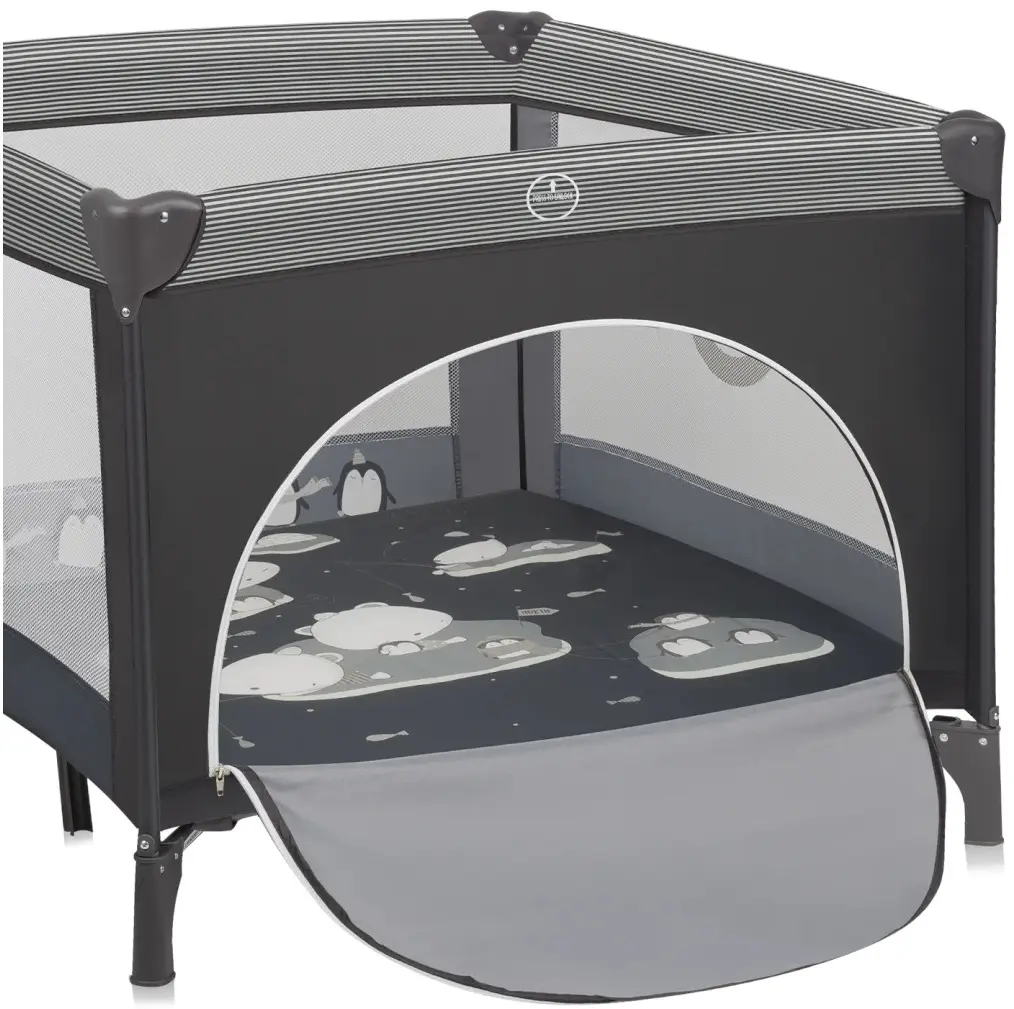 Манеж-кровать Lionelo Bonnie (Grey Scandi)