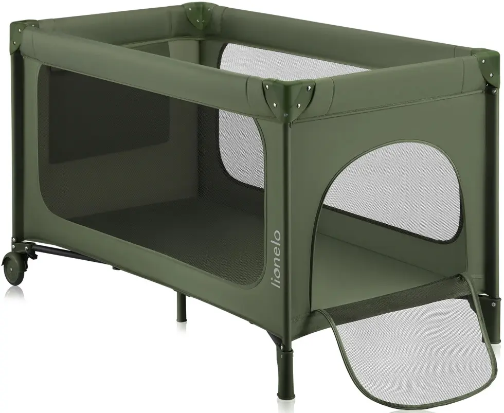 Манеж-кровать Lionelo Jasmin Easy Fold (Green Olive)