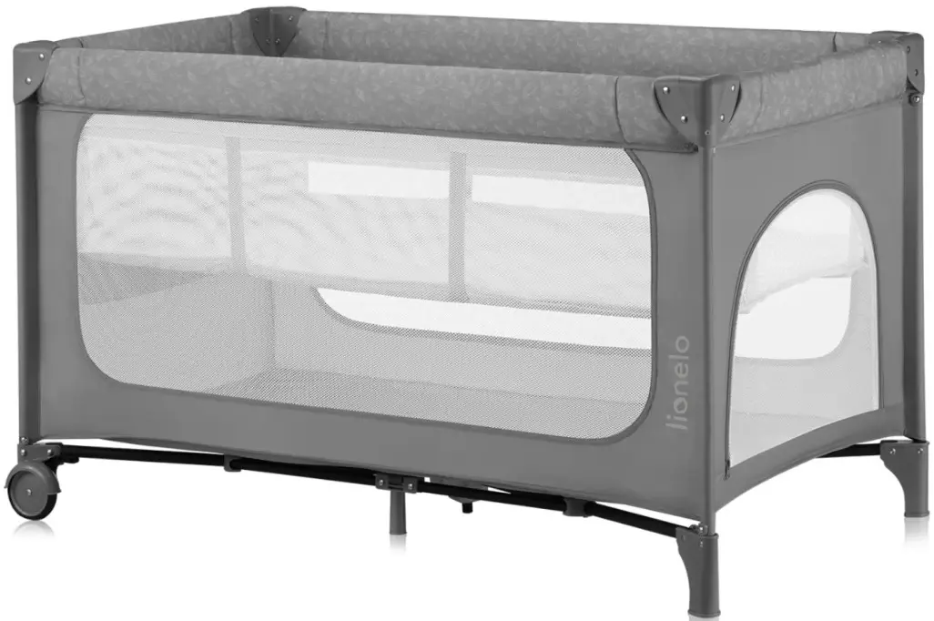 Манеж-кровать Lionelo Jasmin Easy Fold (Grey Stone)