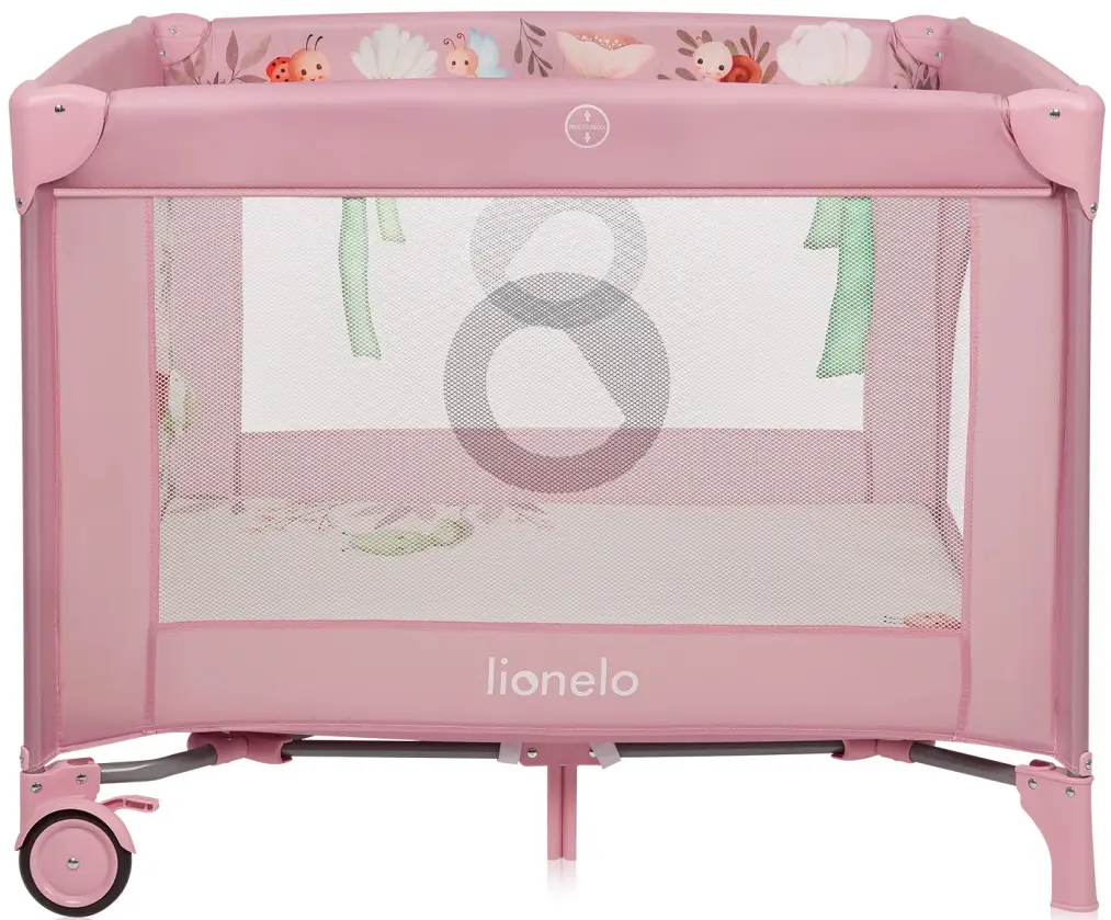 Манеж-кровать Lionelo Mille Plus (Pink)