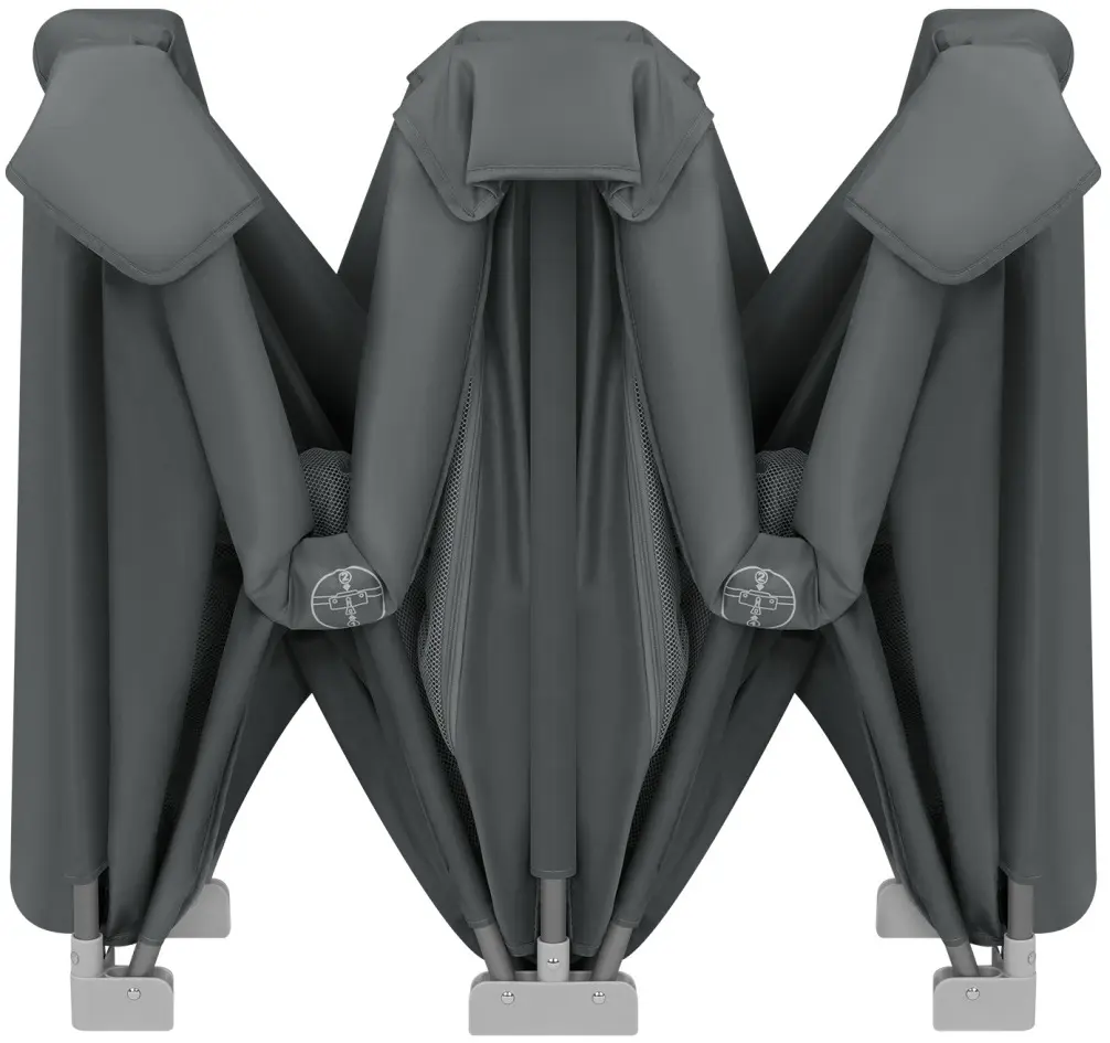 Manej Lionelo Florence Easy Fold (Grey Graphite)