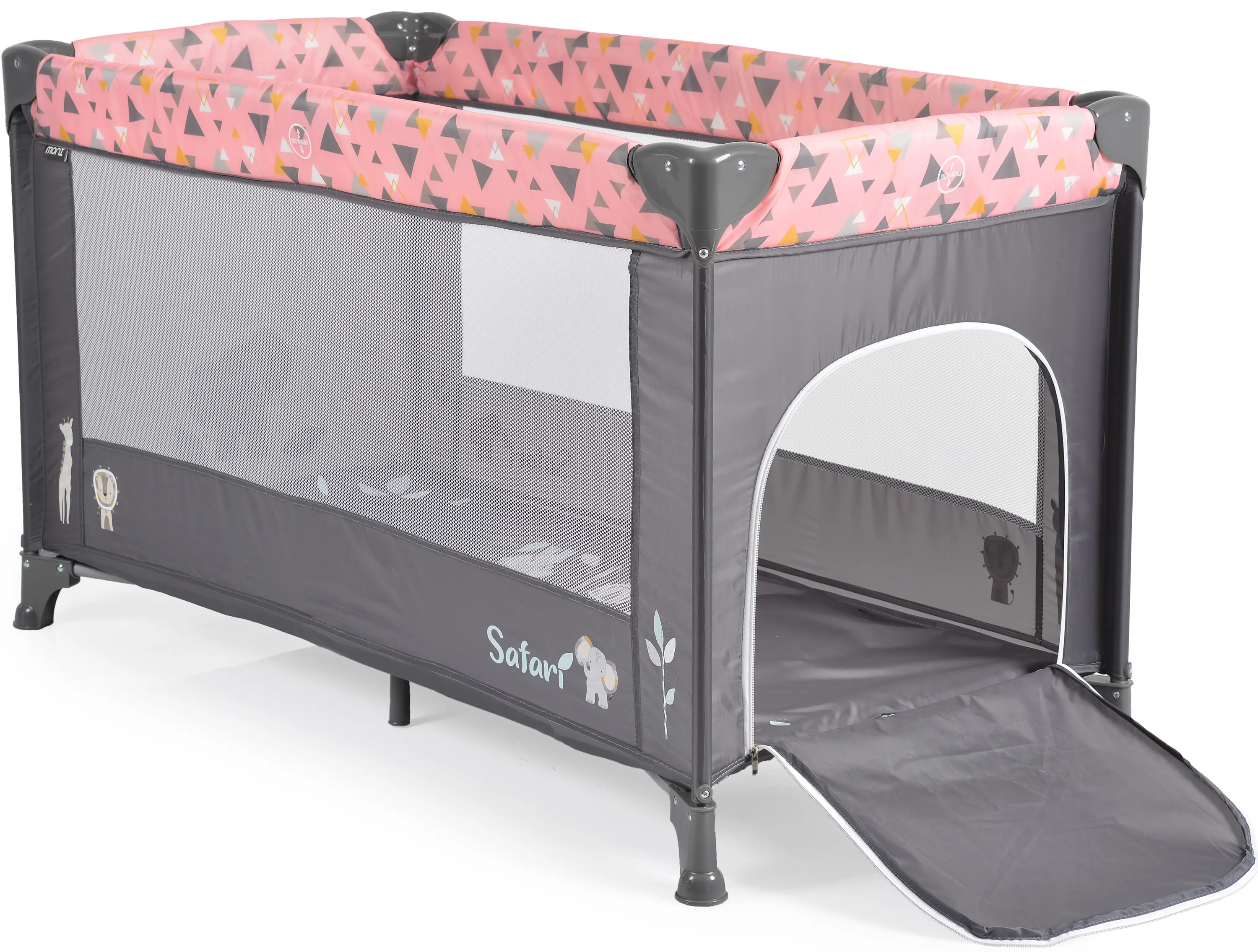 Manej-patuc Moni Safari (Pink/Grey)