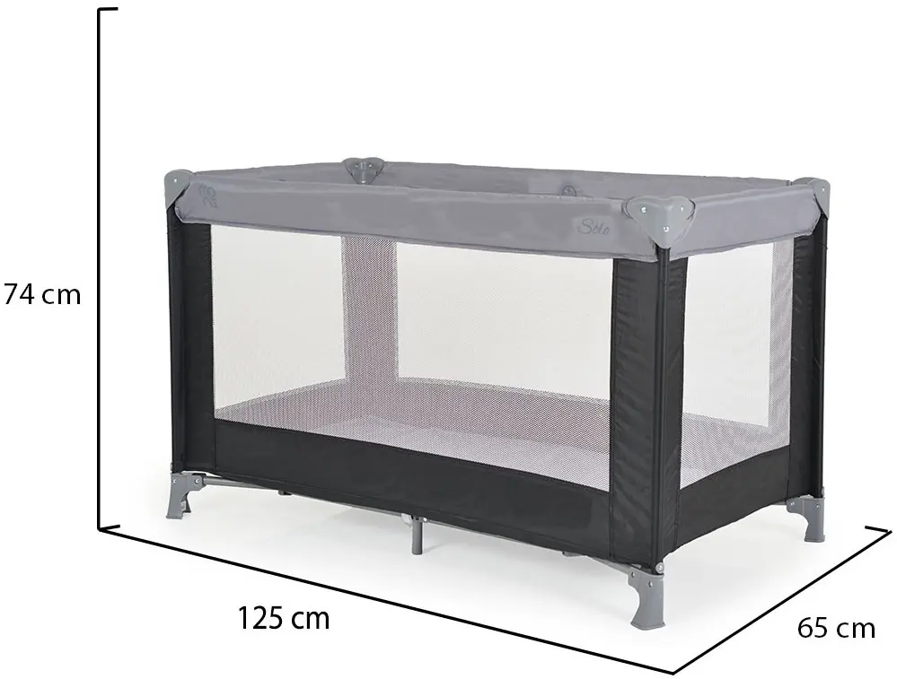 Манеж-кровать Moni Solo (Grey)