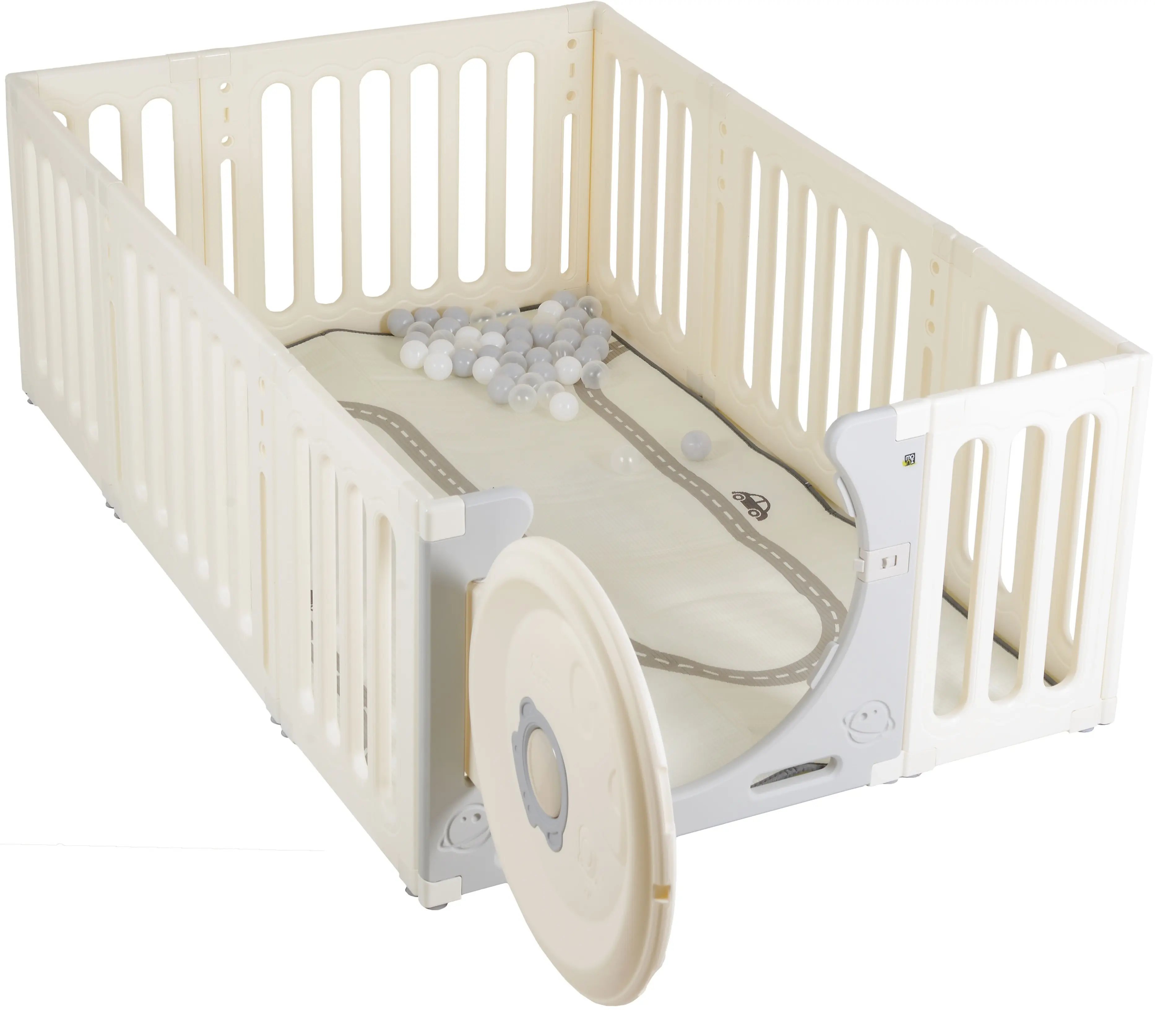 Manej Moni Cubby Land (White) - 2