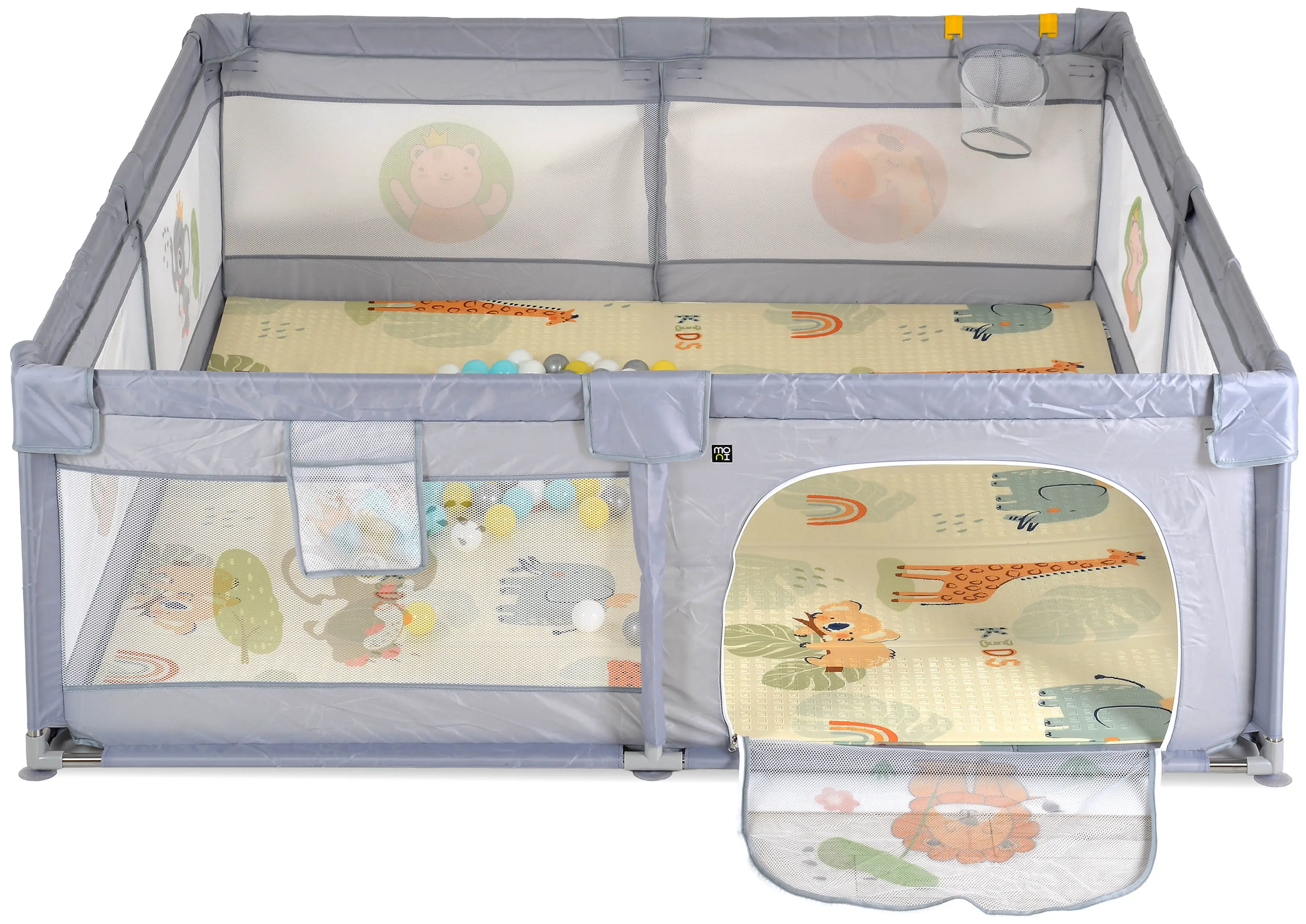 Манеж Moni GameZone 150x200cm (Grey)