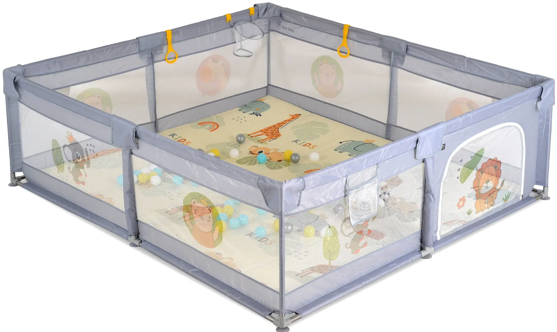 Манеж Moni GameZone 150x200cm (Grey)