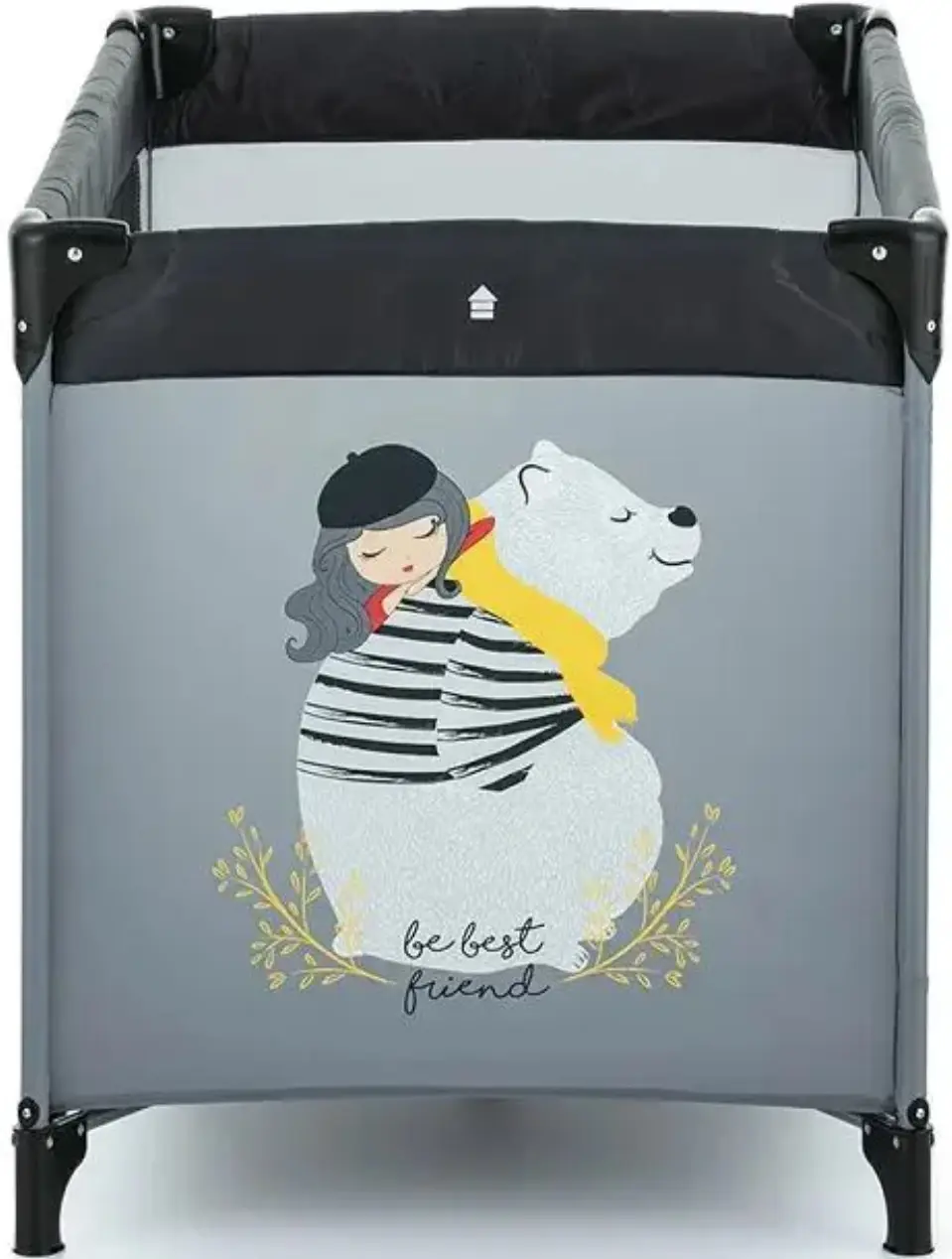 Manej-patuc Petite&Mars Nyja Teddy Friend (Coal) - 4
