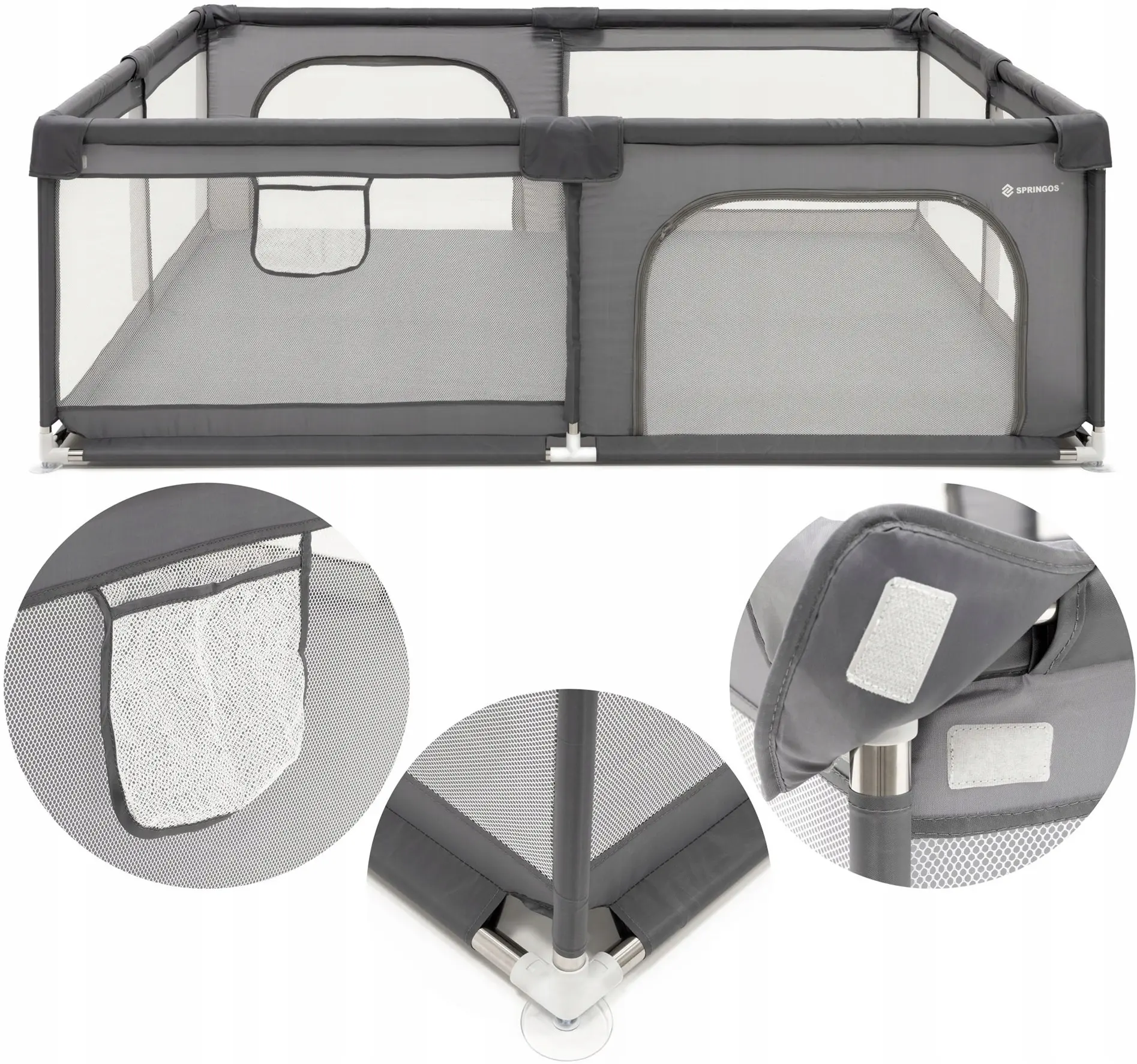 Manej Springos HA7528 (Grey) - 2