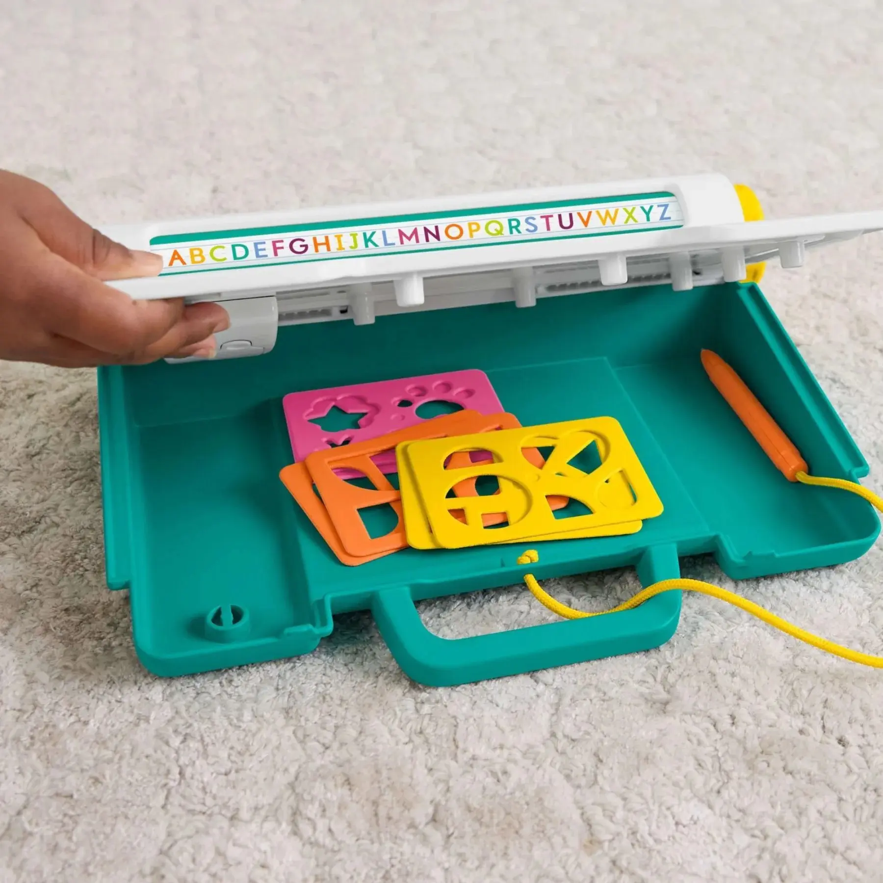 Tabla pentru desen Fisher-Price Learn and Doodle JDL70 (White/Green) - 3