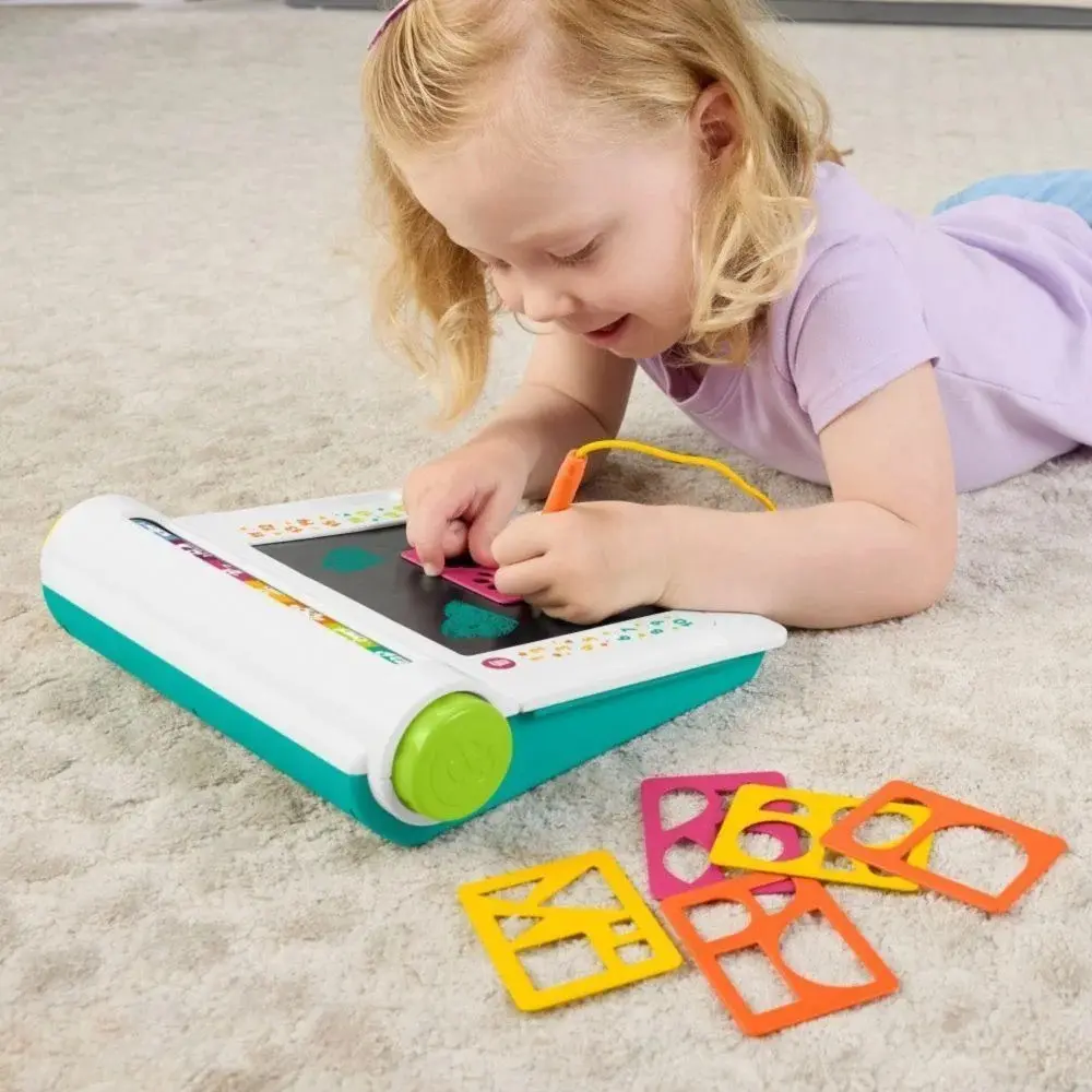 Tabla pentru desen Fisher-Price Learn and Doodle JDL70 (White/Green) - 5