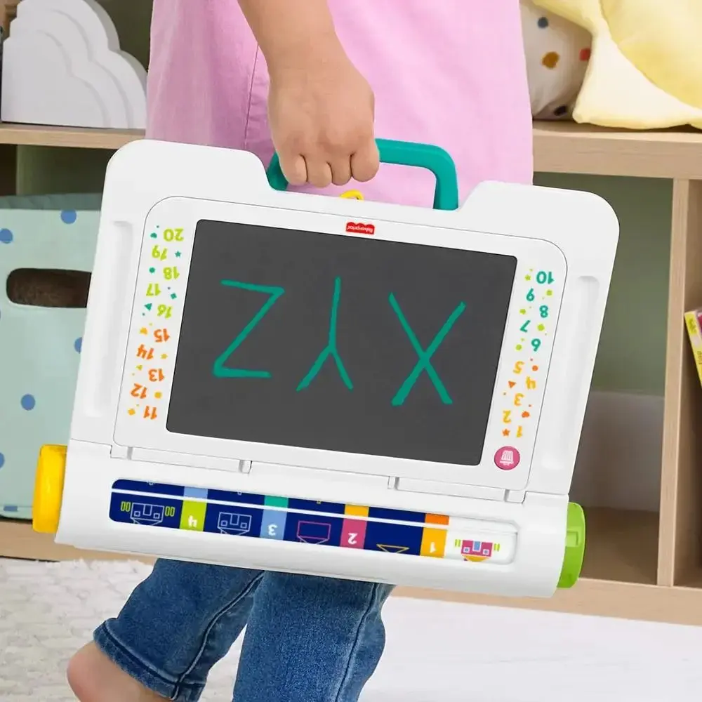 Tabla pentru desen Fisher-Price Learn and Doodle JDL70 (White/Green) - 6