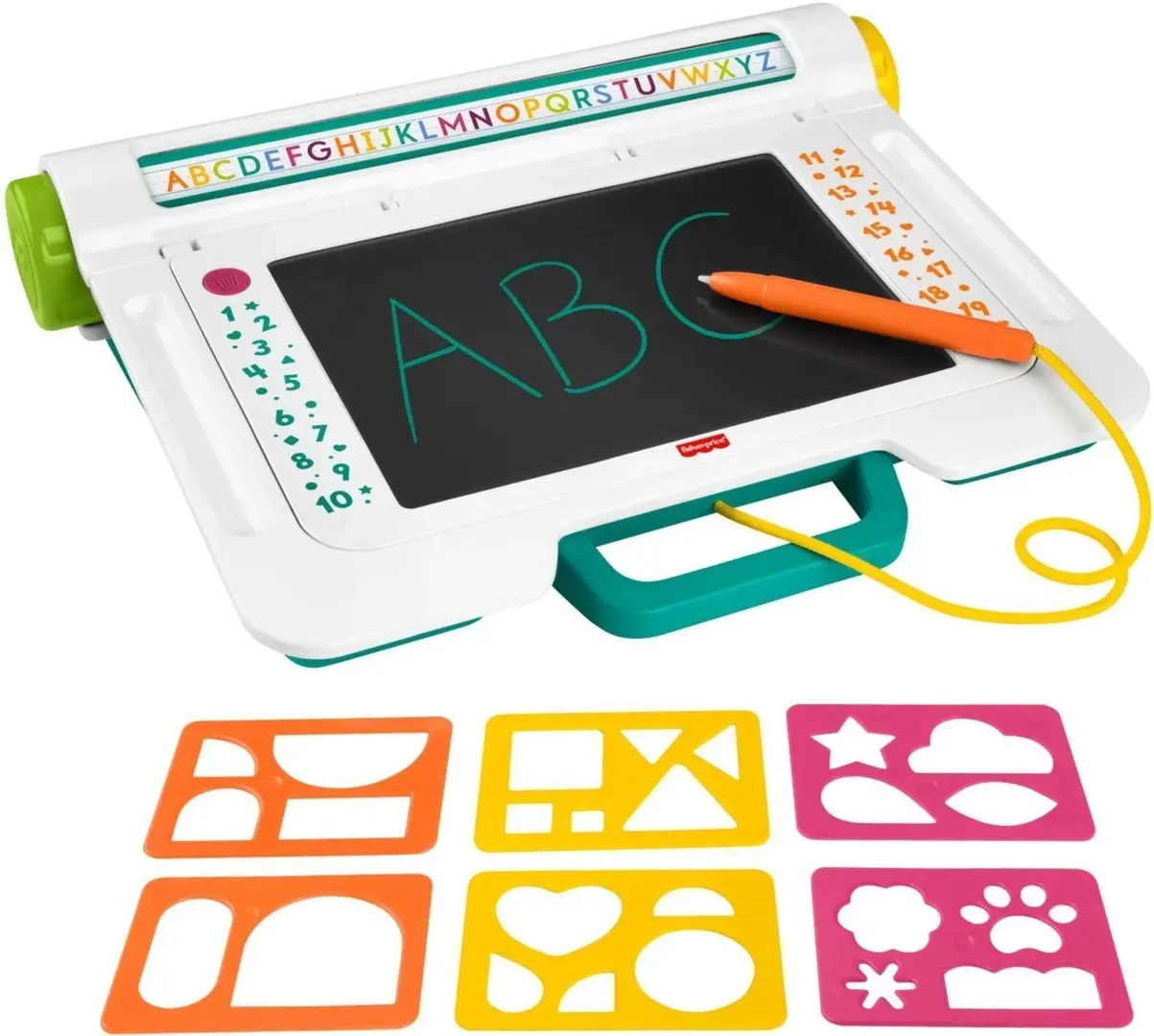 Tabla pentru desen Fisher-Price Learn and Doodle JDL70 (White/Green)
