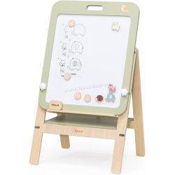 Tabla magnetica pentru desen 2in1 Viga Toys PolarB 44258 (Wood/Green)