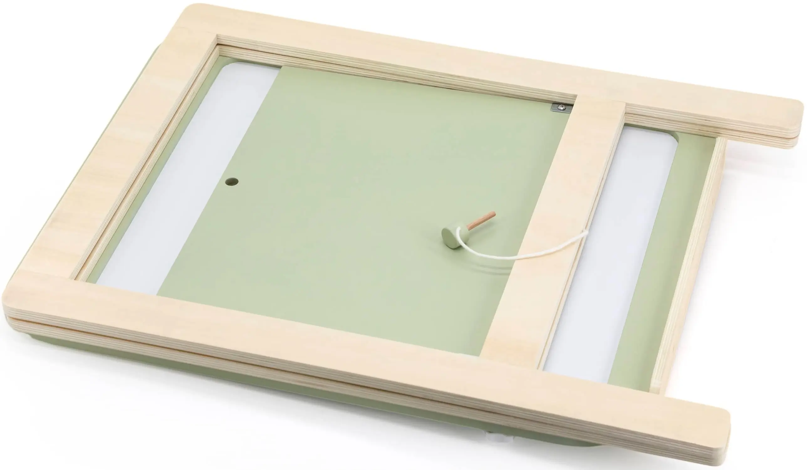 Tabla magnetica pentru desen 2in1 Viga Toys PolarB 44258 (Wood/Green)