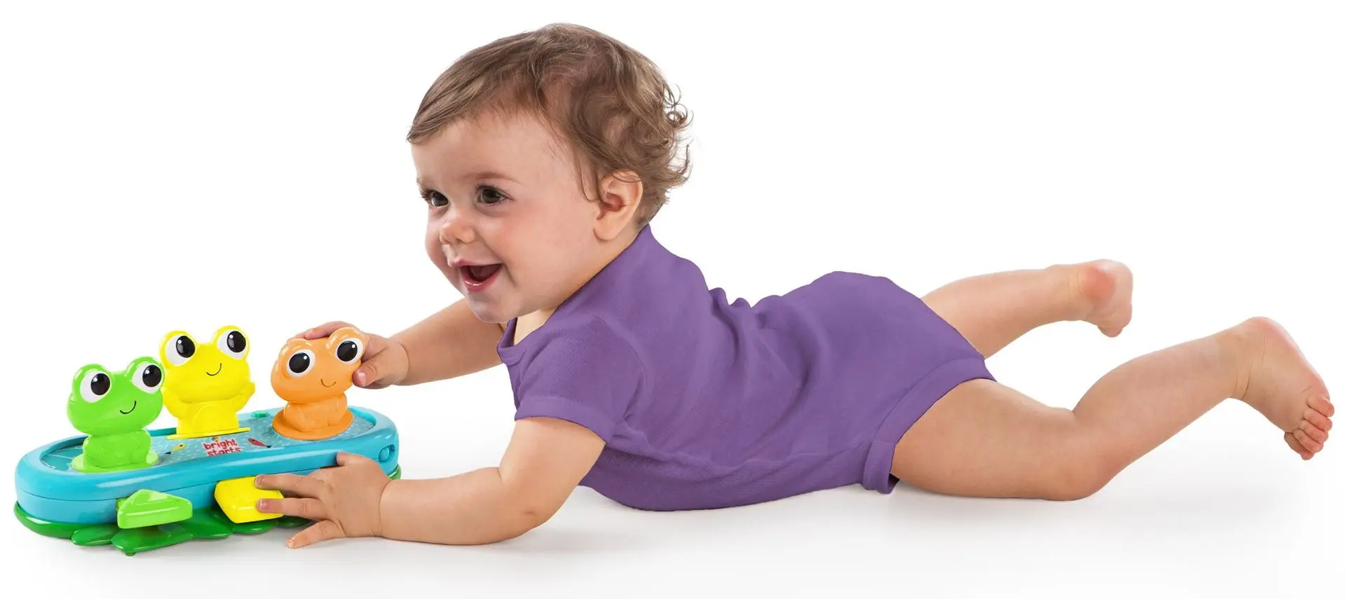 Jucarie muzicala Bright Starts Bop & Giggle Frogs