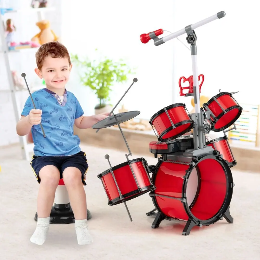Детские барабаны Costway TM10023RE (Red) - 4