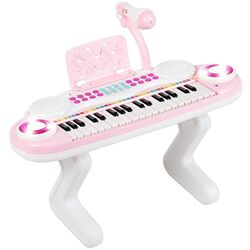 Детский синтезатор Costway TM10017PI (Pink/White) Thumb