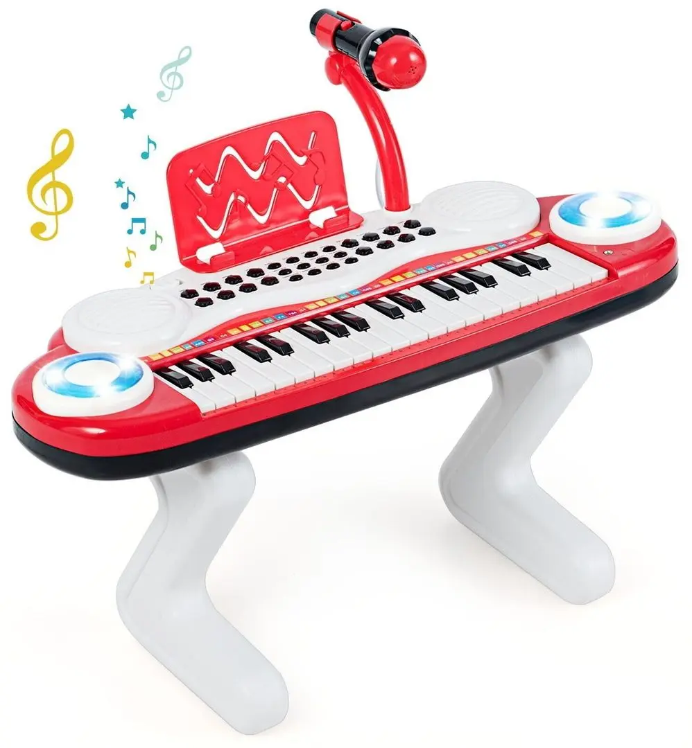 Sintetizator pentru copii Costway TM10017RE (Red)