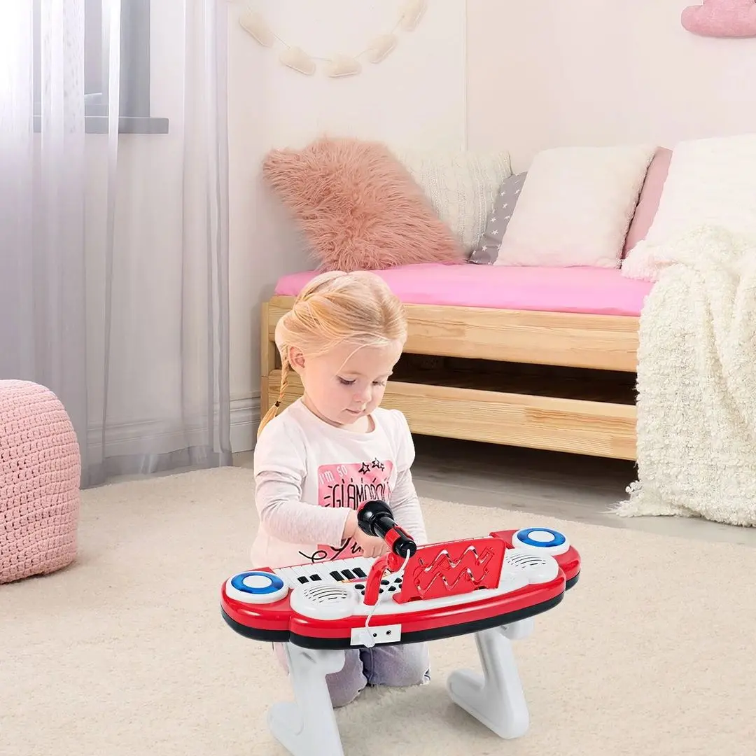 Sintetizator pentru copii Costway TM10017RE (Red)