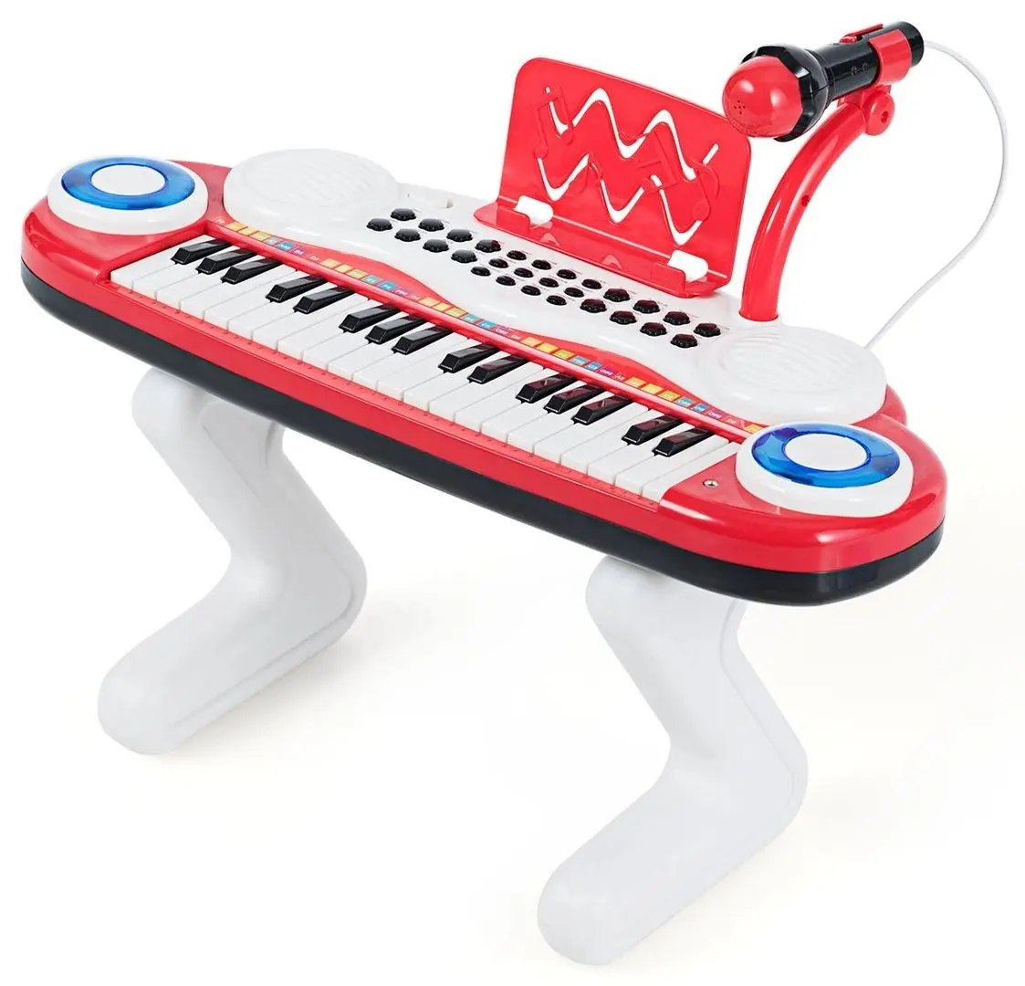 Sintetizator pentru copii Costway TM10017RE (Red)