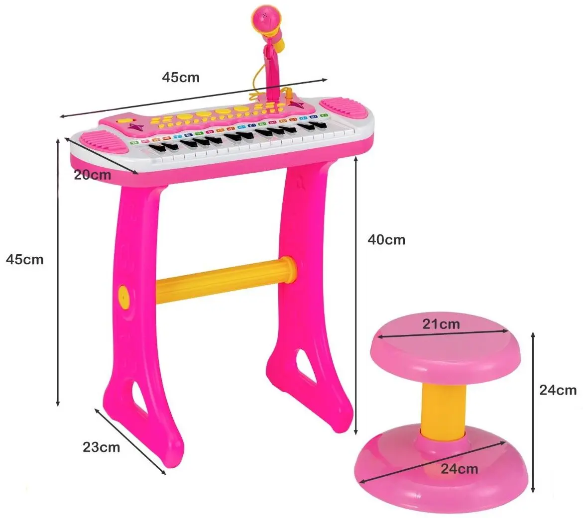 Пианино Costway TM10021PI (Pink) - 2