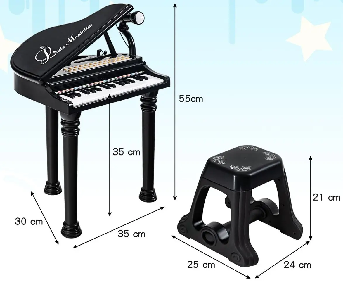 Пианино Costway TM10060DK (Black) - 3