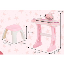 Пианино Costway TM10115PI (Pink) Thumb