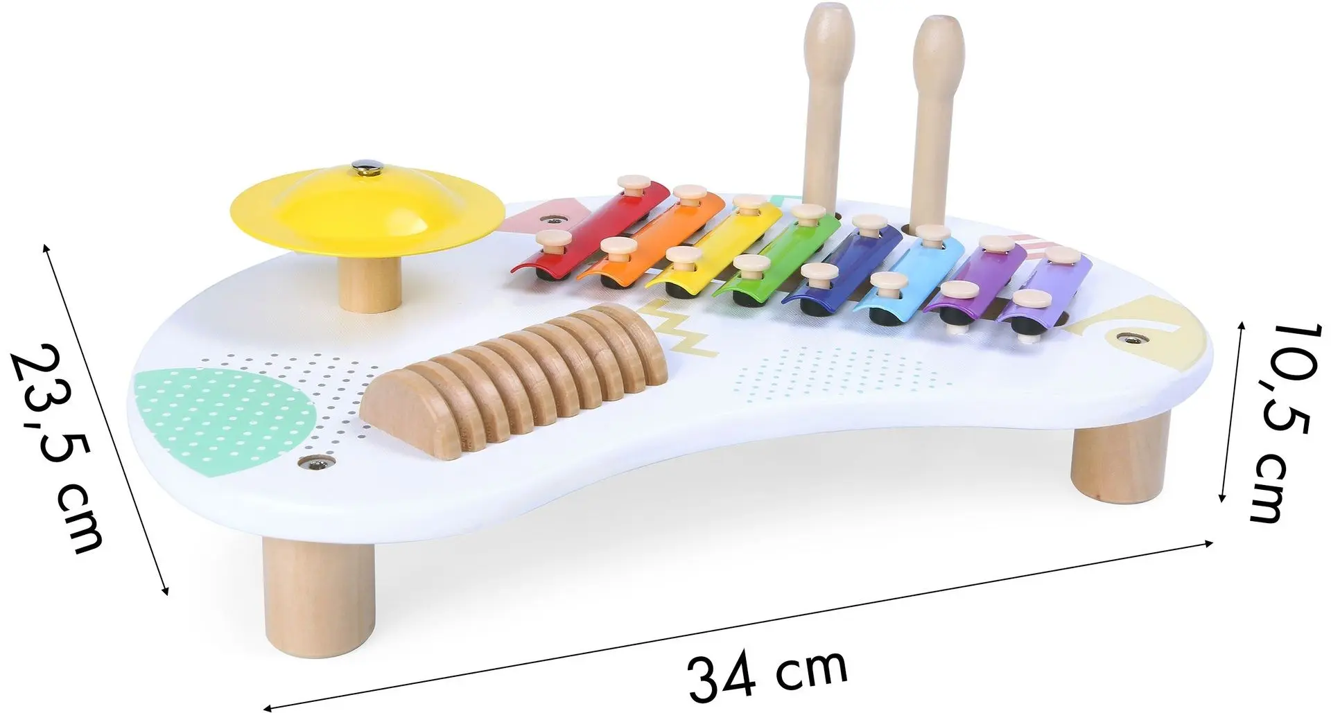 Jucarie muzicala EcoToys 3655 (White)